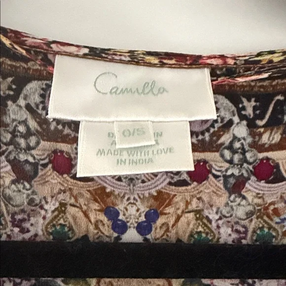 Camilla Friend In Flora Raglan Sleeve Silk - Picture 7 of 15